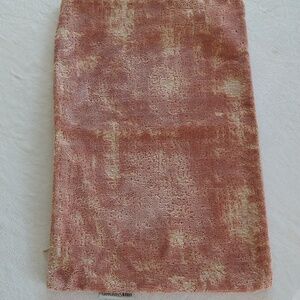Pair blush pink velvet pillow covers zipper shabby chic cottagecore romantic